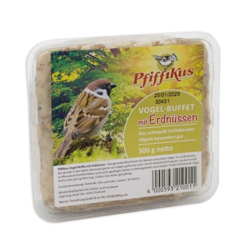 Pfiffikus® Vogel-Buffet Erdnuss (300g)
